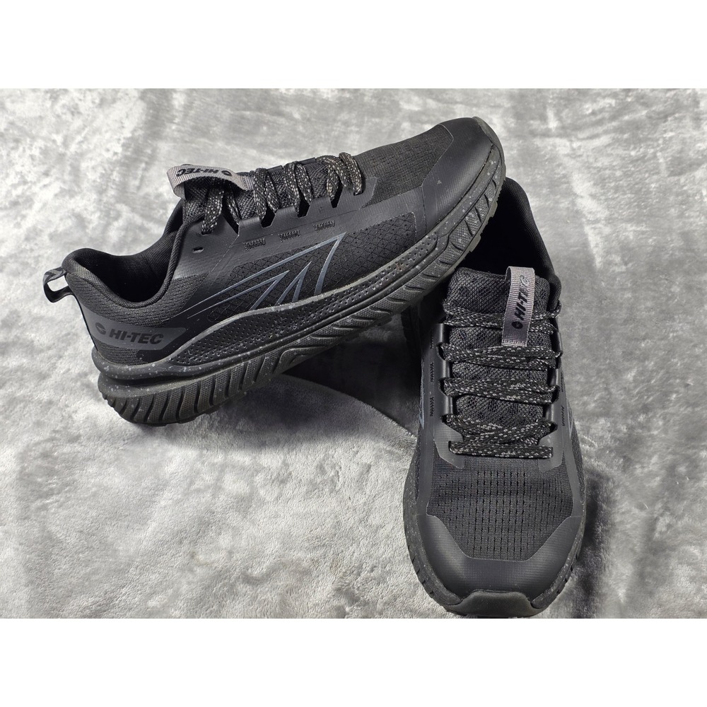 Hi-Tec‎ Trail Hiking Shoes Mens 10.5 Black CH80450M-BV Midsole Sneaker